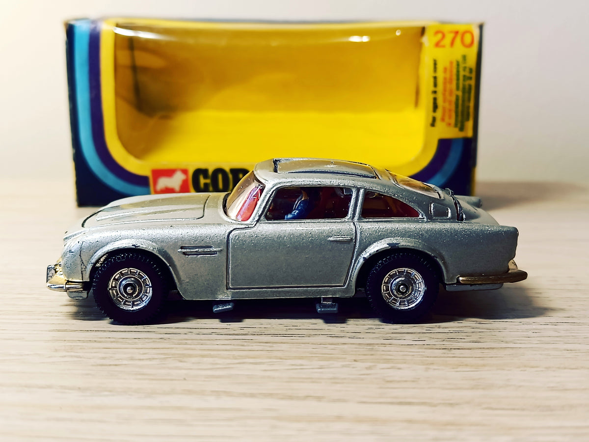 Corgi Toys 270 - Aston Martin DB5 James Bond 007 - Échelle 1:43 - Boîte D'origine (usure) - Zamak