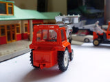 54 Massey Ferguson 50B Tractor with shovel orange and white