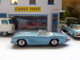 303 Mercedes-Benz 300SL Roadster in blue with white interior