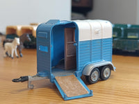 112 Rice Double Horsebox (5) *with six spoke wheels*