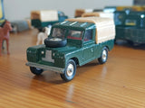 438 Land Rover in deep green with red seats 2