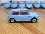 226 Morris Mini-Minor blue with red interior