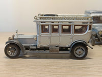 9041 1912 Rolls Royce Silver Ghost with silver wheels and *black exhaust*