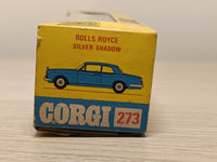 273 Rolls Royce Silver Shadow *with original box in silver / blue metallic*