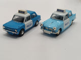 Vanguards 'Panda Cars' Set Hillman Imp + Triumph