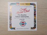 803 Yello Submarine (Model Club Issue)