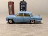 217 Fiat 1800 in blue with bright yellow seats
