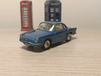 222 Renault Floride in metallic blue with a lemon interior