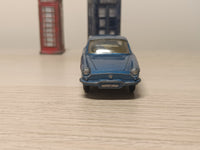 222 Renault Floride in metallic blue with a lemon interior