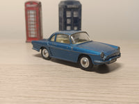 222 Renault Floride in metallic blue with a lemon interior