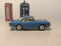 222 Renault Floride in metallic blue with a lemon interior