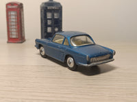 222 Renault Floride in metallic blue with a lemon interior