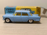 217 Fiat 1800 in blue with bright yellow seats *in original box*