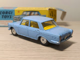217 Fiat 1800 in blue with bright yellow seats *in original box*