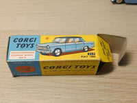 217 Fiat 1800 in blue with bright yellow seats *in original box*
