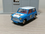 227 Morris Mini-Cooper in blue / white, red interior