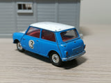 227 Morris Mini-Cooper in blue / white, red interior