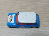 227 Morris Mini-Cooper in blue / white, red interior