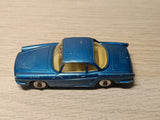 222 Renault Floride in metallic blue with a lemon interior