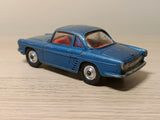 222 Renault Floride in metallic blue with red interior