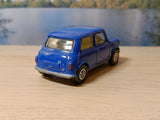 204 Morris Mini Minor in mid-blue with silver base Whizzwheels (2)