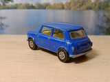 204 Morris Mini Minor in mid-blue with silver base Whizzwheels (2)