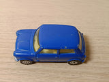 204 Morris Mini Minor in mid-blue with silver base Whizzwheels (2)