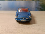 222 Renault Floride in metallic blue with red interior