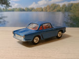 222 Renault Floride in metallic blue with red interior