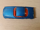 222 Renault Floride in metallic blue with red interior