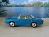 222 Renault Floride in metallic blue with a lemon interior