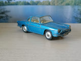 222 Renault Floride in metallic blue with a lemon interior