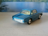 222 Renault Floride in metallic blue with a lemon interior