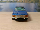393 Mercedes-Benz 350SL in metallic blue with green interior