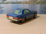393 Mercedes-Benz 350SL in metallic blue with green interior