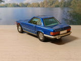 393 Mercedes-Benz 350SL in metallic blue with green interior