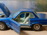 393 Mercedes-Benz 350SL in metallic blue with green interior