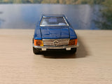 393 Mercedes-Benz 350SL in metallic blue with blue interior