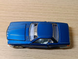 393 Mercedes-Benz 350SL in metallic blue with blue interior