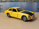 345 MGC GT in yellow and black