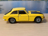 345 MGC GT in yellow and black