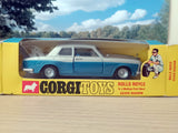 273 Rolls Royce Silver Shadow with original box *silver / blue metallic*