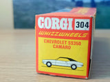 Corgi Toys 304 Chevrolet Camaro SS350 with original box