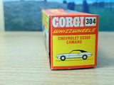 Corgi Toys 304 Chevrolet Camaro SS350 with original box