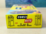 602 Corgi Kits AA and RAC Telephone boxes *in original box* 3