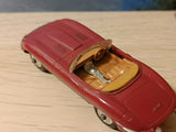 307 Jaguar E type in plum red