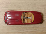 307 Jaguar E type in plum red