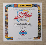 302 MGA Corgi Club Re-issue