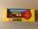 Corgi Toys 344 Ferrari Dino 206 *with early original box*