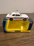 Corgi Toys 402 Ford Cortina Police Car with original box